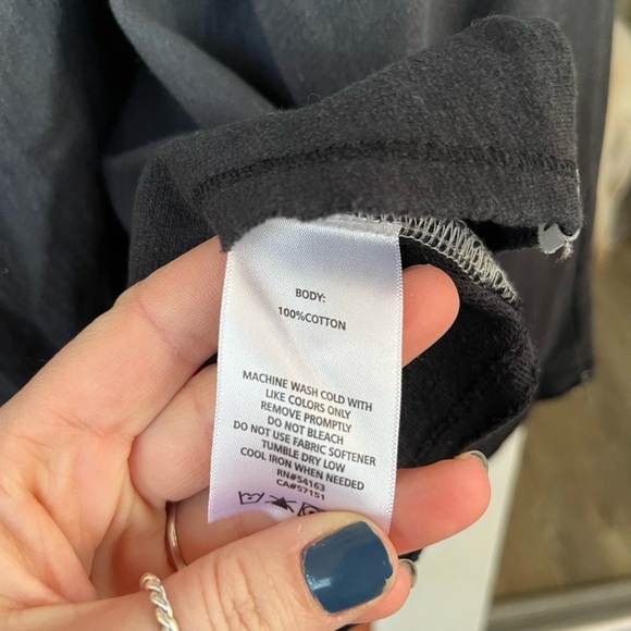 Marc New York Andrew Marc Women’s Ombré 100% Cotton Long Sleeve Size Small Black - Picture 5 of 5